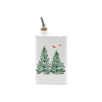 Vietri Lastra Holiday - Olive Oil Can
